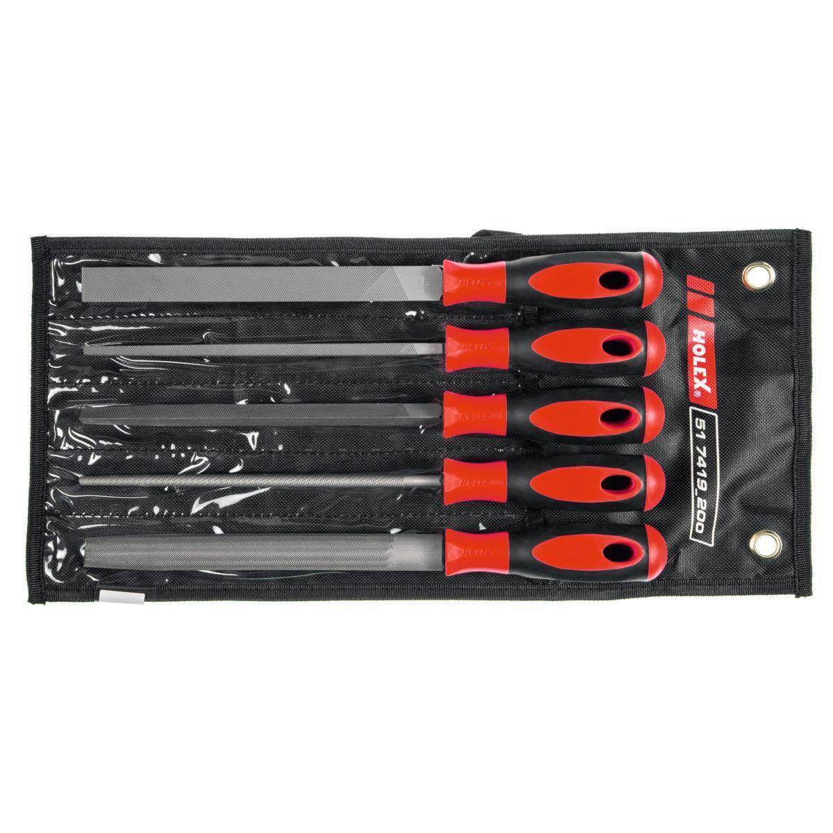 BỘ DŨA THÔ 5 CÂY HOLEX 517419 DÀI 200MM