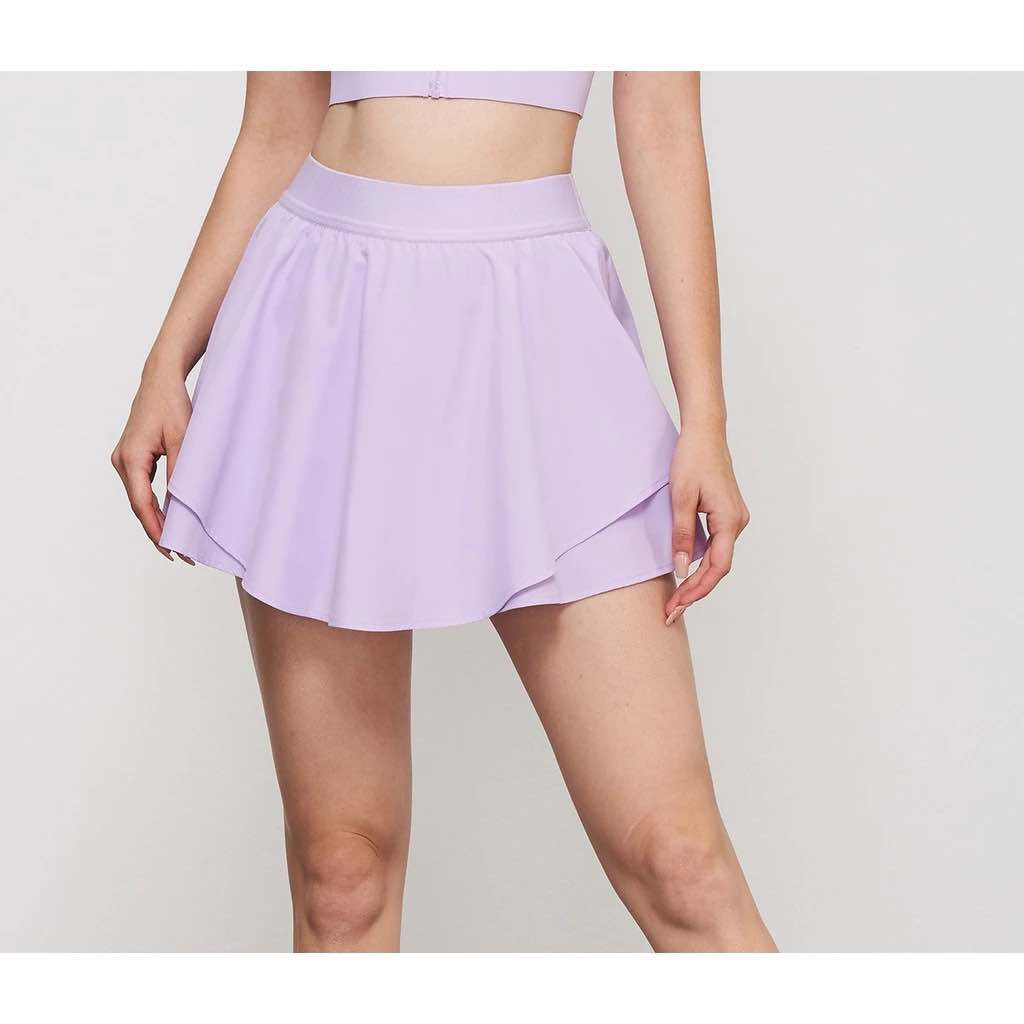 Chân váy thể thao nhanh khô 2 lớp dáng xòe thời trang cho nữ