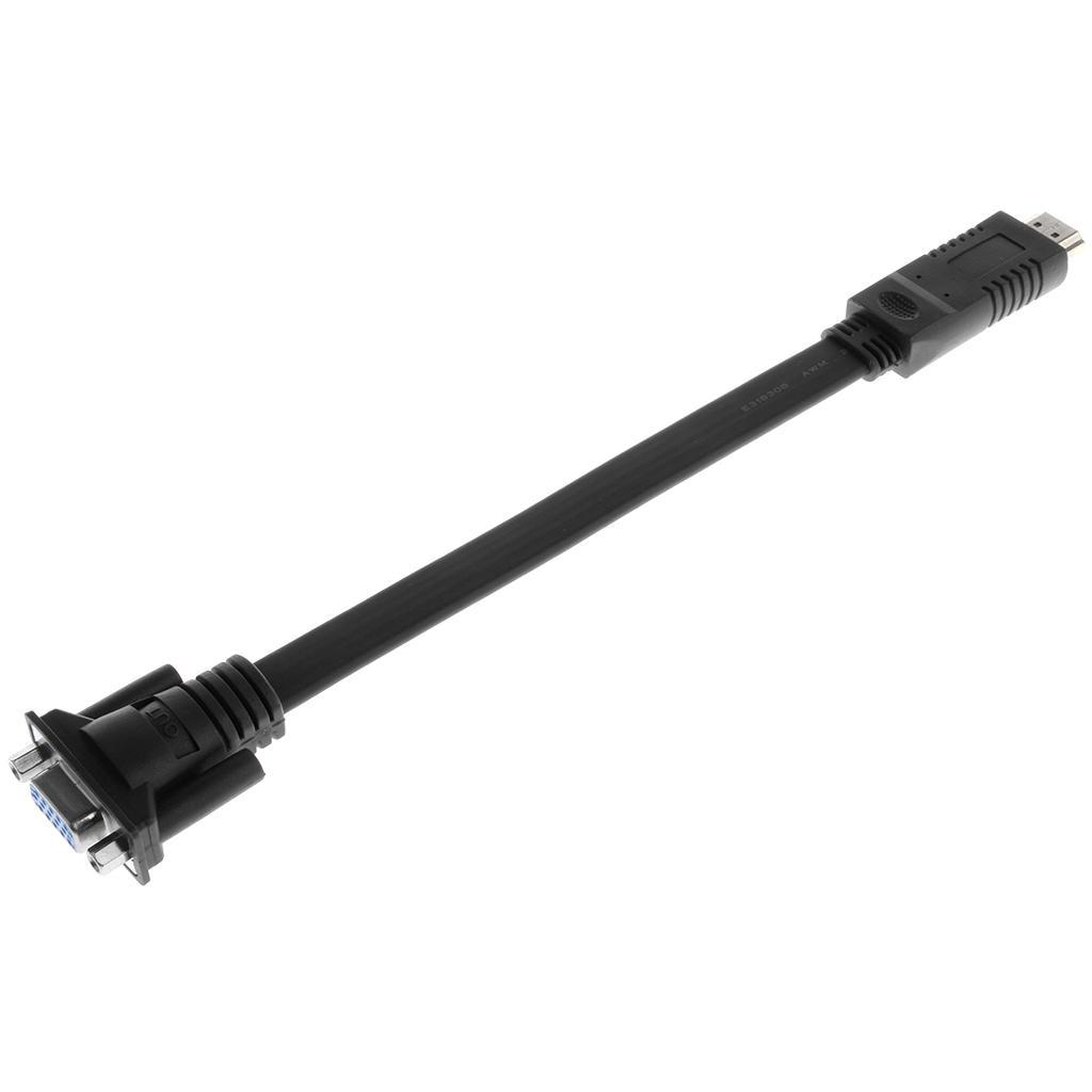 15cm HDMI TO VGA Adapter 1080P Converter Male To Male For PC Laptop HDTV