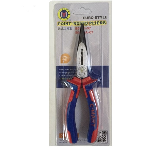 Kìm nhọn cán đỏ xanh 200mm/8″ B0153-08