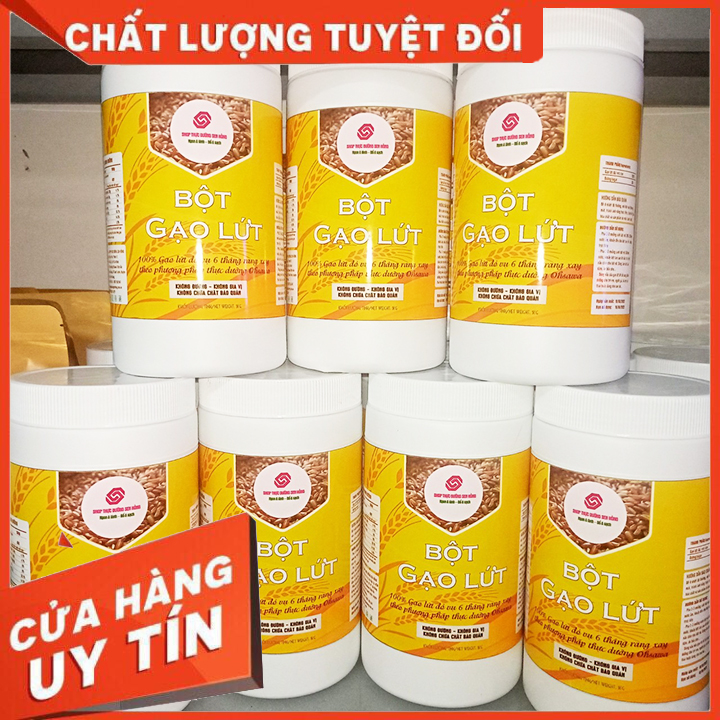 Bột gạo lứt đỏ  Rang xay theo phương pháp thực dưỡng Ohsawa