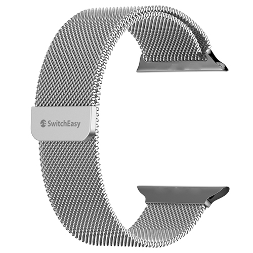 Dây đeo cho Apple Watch Series (1~7/ SE) SwitchEasy (38/40/41mm) Mesh Stainless Steel -Hàng chính hãng