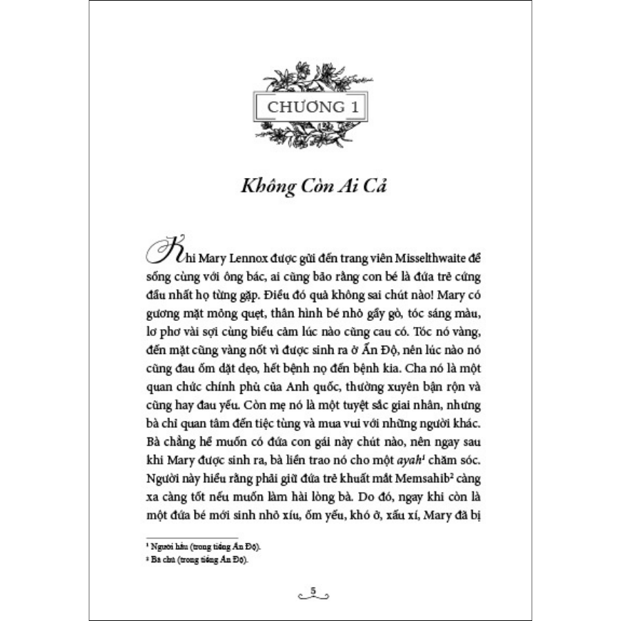 Khu Vườn Bí Mật - Frances Hodgson Burnett