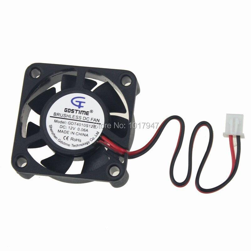 1 Quạt Tản Nhiệt Không Chổi Than Dc 12v 2pin 4cm 40mm 40x40 X 10mm 4010s