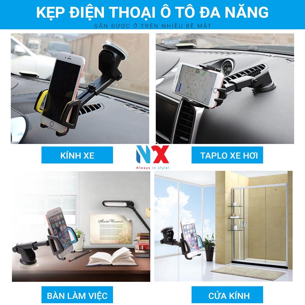 Giá đỡ điện thoại trên oto gắn taplo và cửa gió điều hòa, kẹp điện thoại ô tô chắc chắn