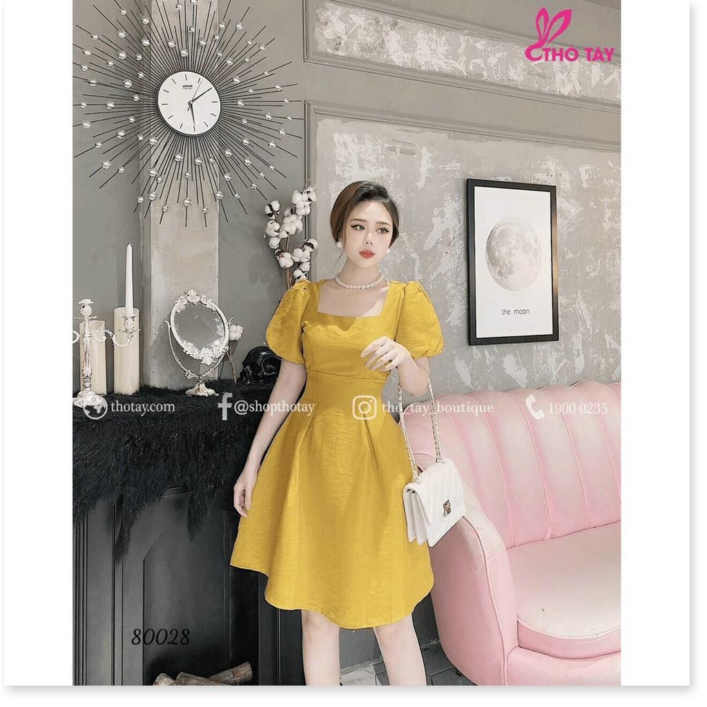 ĐẦM UMI DÁNG XÒE TAY NGẮN