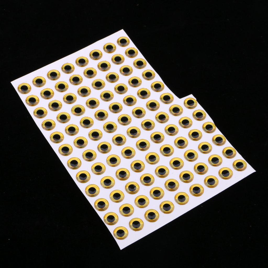 3D Holographic Lure Eyes for Fishing Bait Fly Tying Jigs Crafts Doll