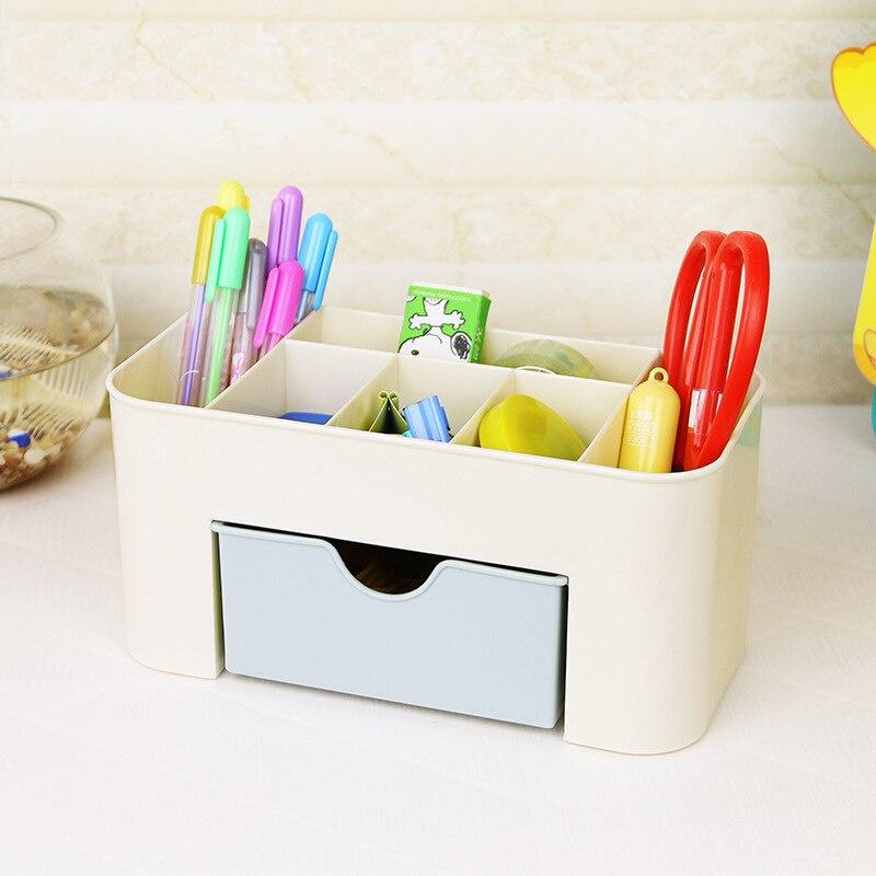 Modern Creative Multi-functional Drawer Type Desktop Storage Box Cosmetic Storage Box Office Kitchen Storage Holder Accessories