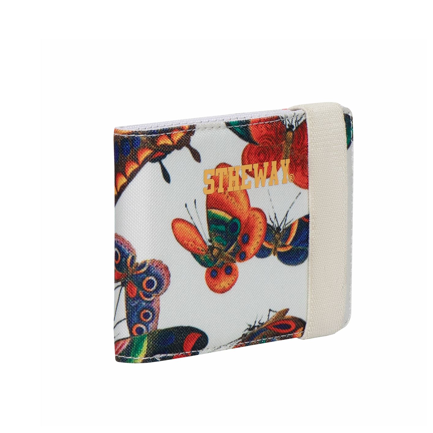 5THEWAY /butterfly/ BI-FOLD WALLET in WHITE aka Ví Ngắn Trắng