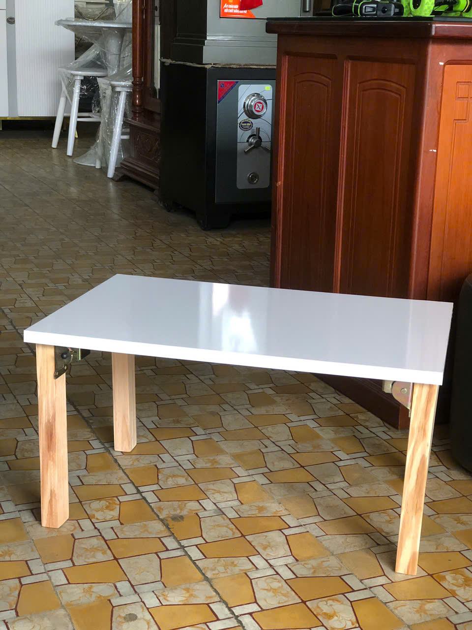 Bàn gấp gọn VIMOS-Bàn Học Bàn Ăn Ngồi Bệt Kiểu Nhật chắc chắn cao 32 cm-Đủ các kích thước