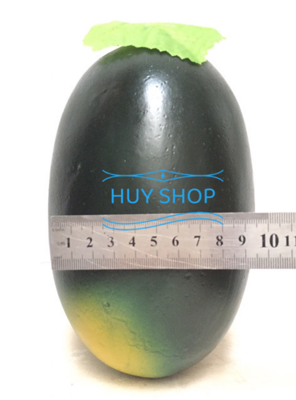 1 Trái Dưa Hấu  nhân tạo trang trí nhà cửa - Trái Cây giả