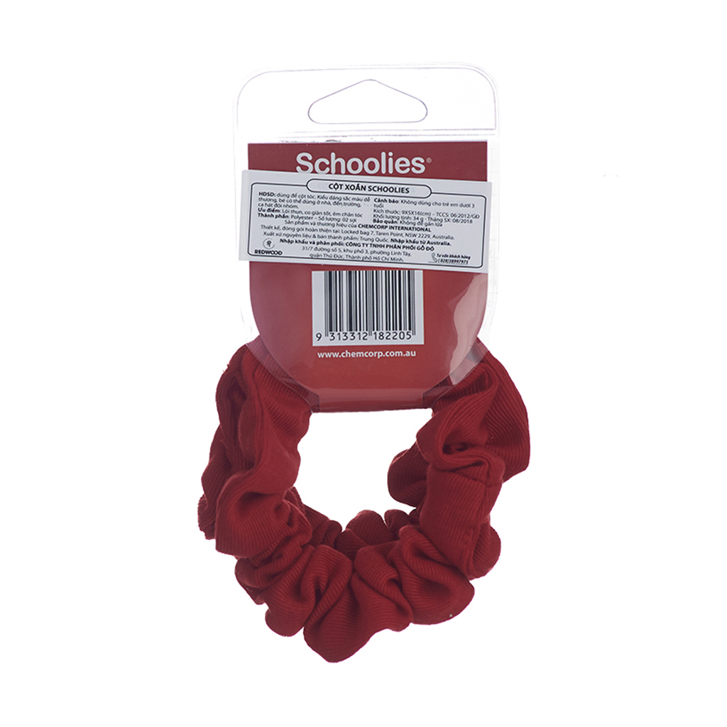 2 Cột xoắn Schoolies Úc nhiều màu, co giãn tốt, êm chân tóc, chất liệu cao cấp