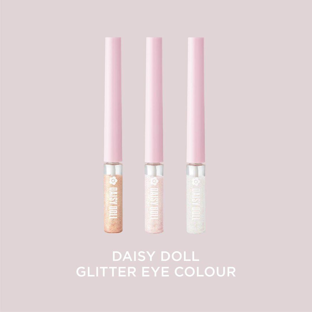 Gel Nhũ Kẻ Mắt Kim Tuyết Daisy Doll Dạng Lỏng Chống Thấm Nước Nhanh Khô Bền Màu (2,8g/Thỏi)