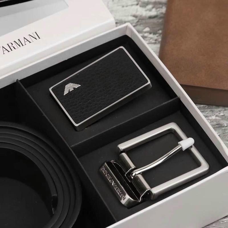 Set nịt thắt lưng 2in1 Armanie for men