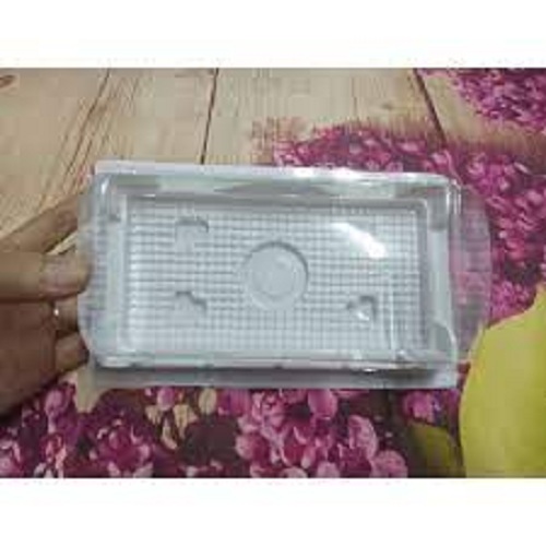 Combo 100 hộp nhựa đựng bánh bông lan, bánh mì hoa cúc hình oval - H19