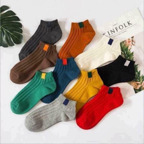Set 3 đôi tất cổ ngắn gân dọc cho nữ