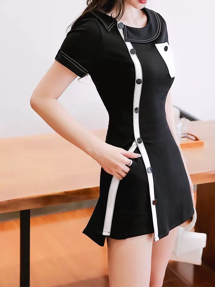 SET QUẦN SHORT ÁO FORM DÀI PHỐI VIỀN TÚI