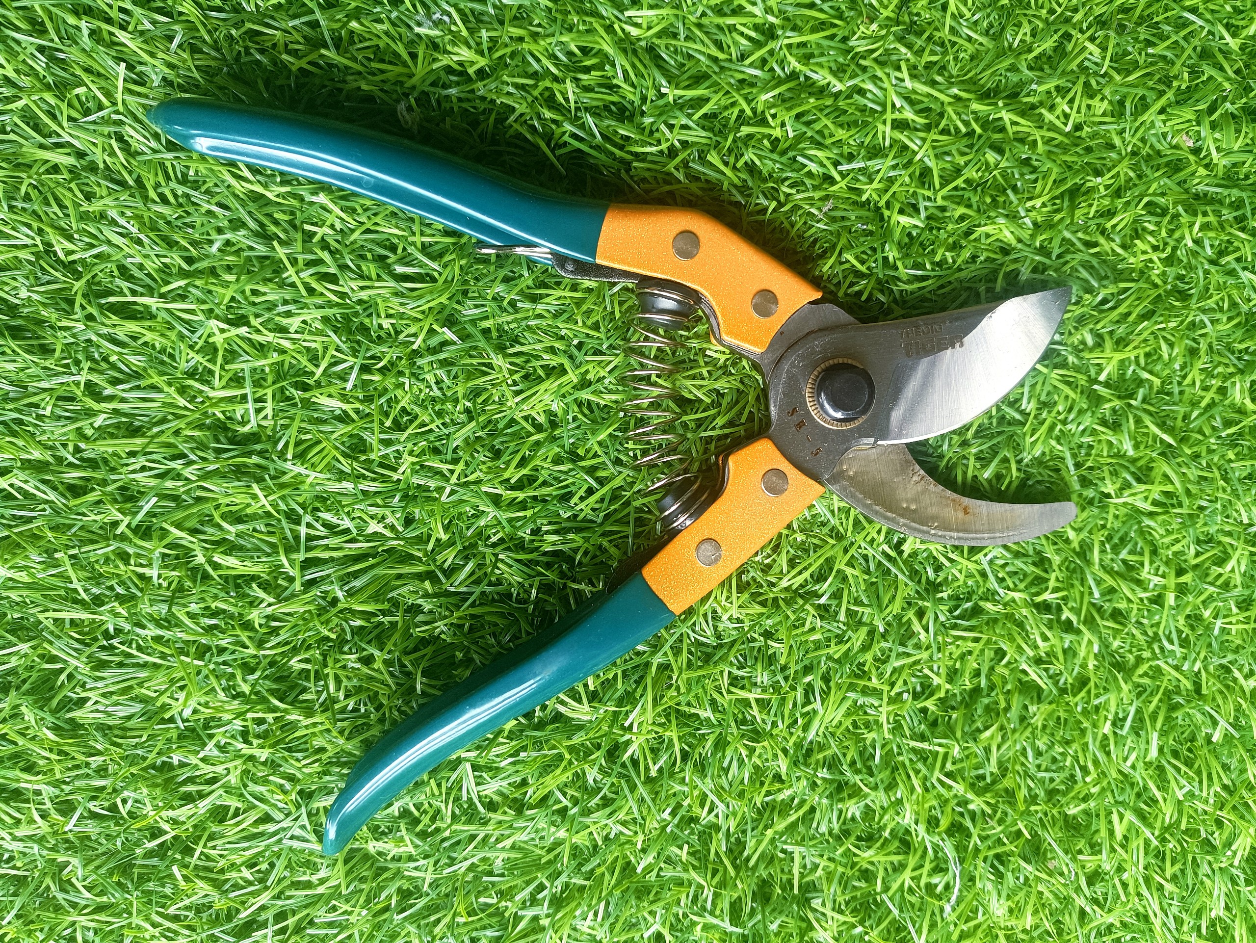 KÉO CẮT CÀNH NHẬT BẢN CÁN XANH VÀNG LƯỠI THÉP SK5