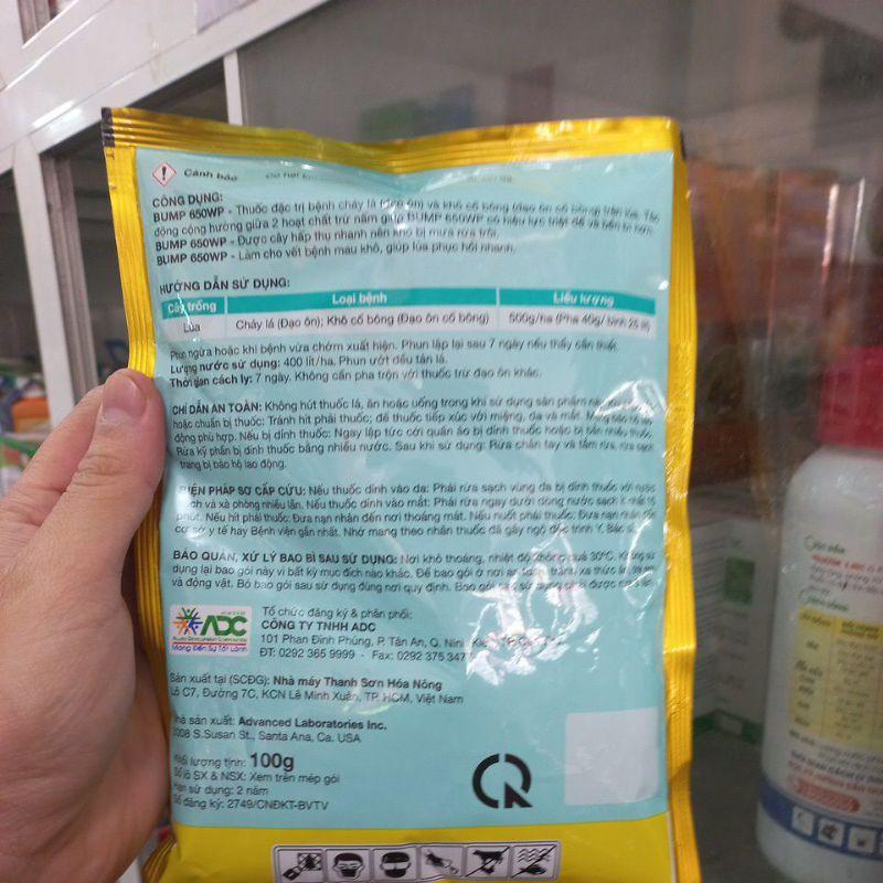 Chế phẩm trừ đạo ôn Bump 650WP 100g