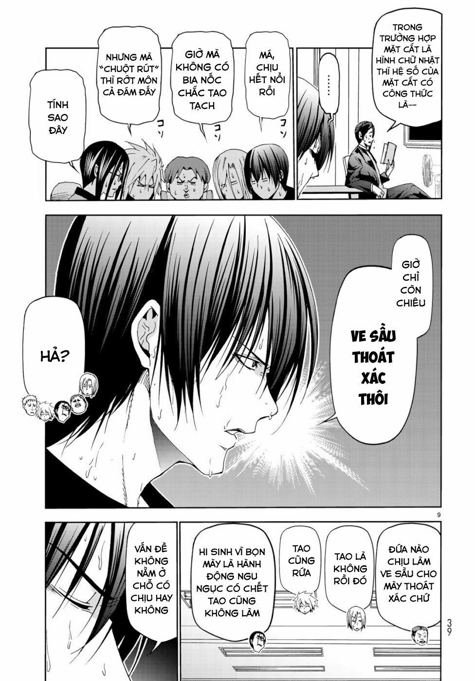 cô gái thích lặn - grand blue chapter 57.5 9