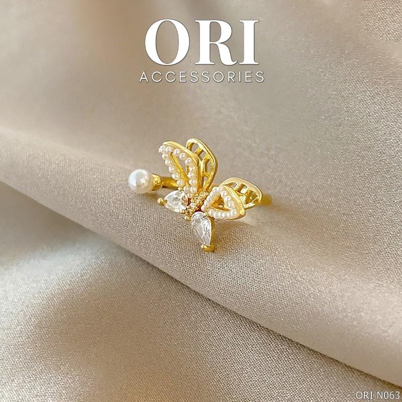 Nhẫn nữ Freesize cánh bướm Celina độc đáo thời trang ORI ACCESSORIES N063