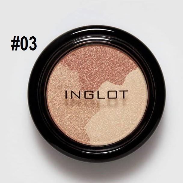 Phấn mắt 3 màu có nhũ nhiều M3 Amc Shine Inglot