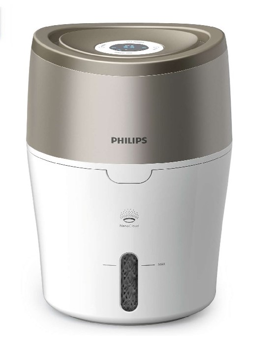 Máy tạo độ ẩm Philips HU4803 làm ẩm không khí phòng đa năng hiển thị đèn led - Hàng Nhập Khẩu