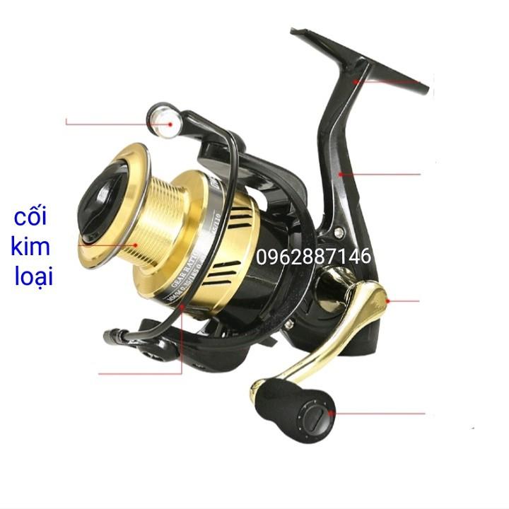 Máy câu cá DW kim loại 2000-7000 siêu khỏe