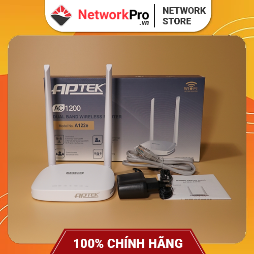 Router Wifi Chuẩn N300Mbps APTEK N302 - Hàng Chính Hãng