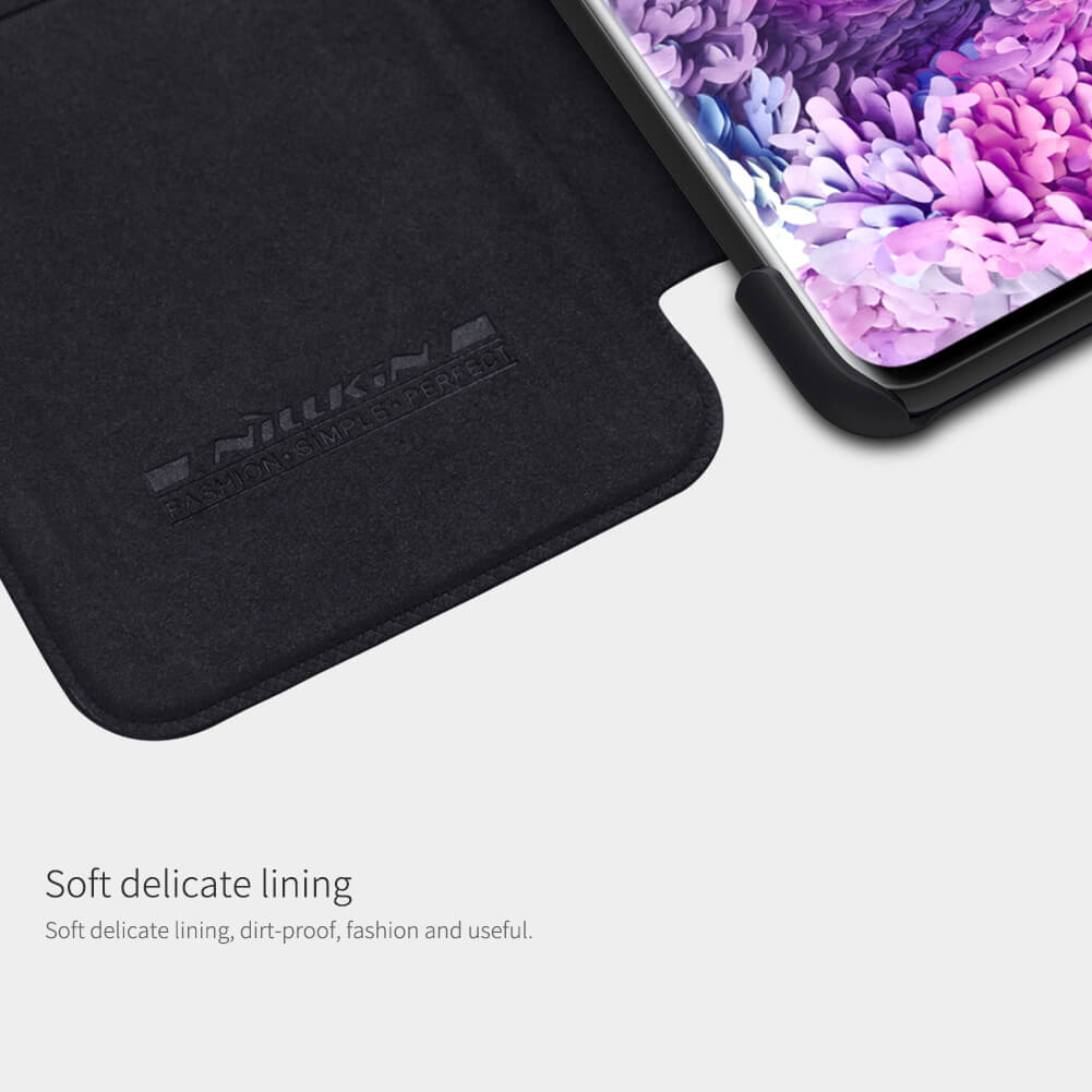Bao da dành cho Samsung Galaxy S21 Plus hiệu Nillkin Qin - Hàng chính hãng