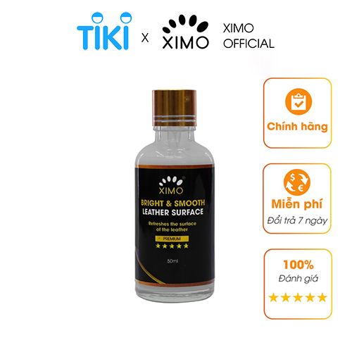 Dung môi tạo độ bóng và cung cấp độ ẩm cho đồ da Ximo Bright Smooth Leather Surface Premium XI20