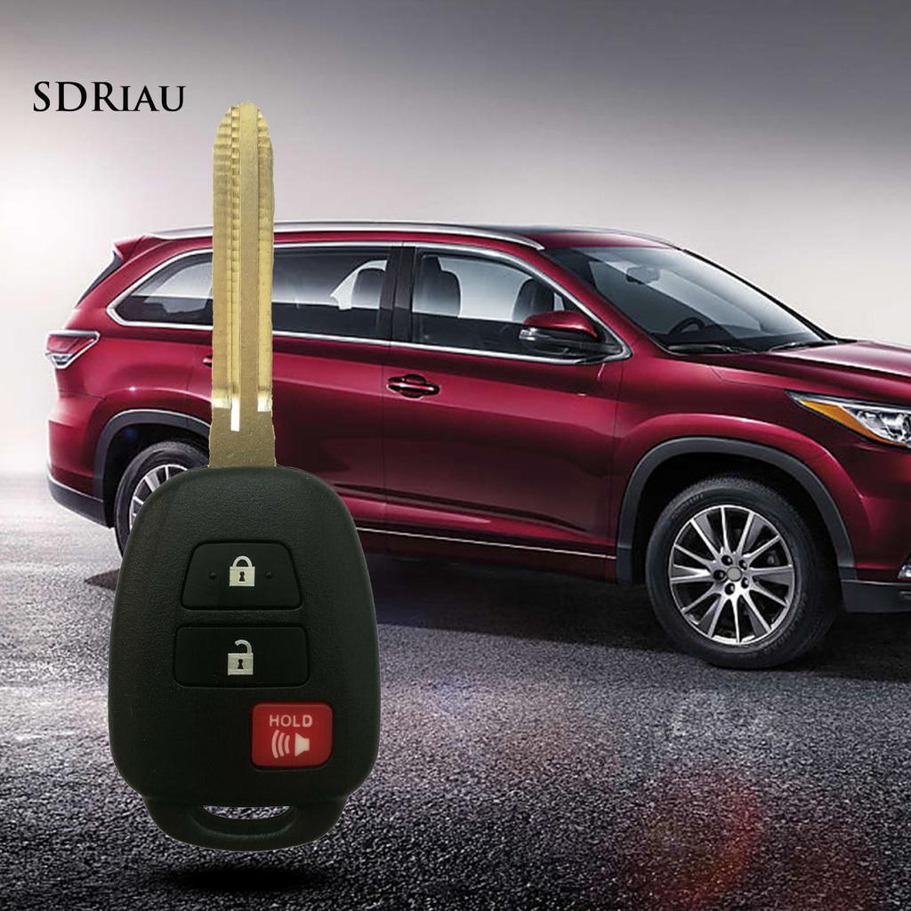 Vỏ Bọc Chìa Khóa Chống Trầy 3 Nút Bấm Cho Xe Toyota