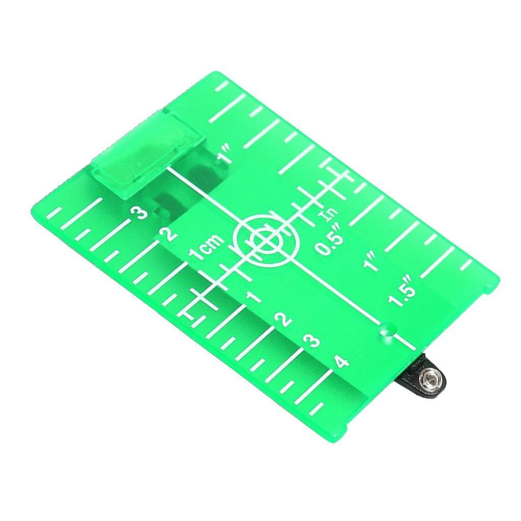 Floor Laser Target Plate Card with Stand for Beam Application Green