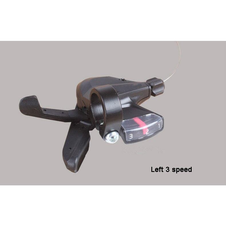 2pcs 3 / 8 Speed Switch MTB Bicycle Shifter Levers Brake With Shift Cable Bike Cycling Disc Handle Bicycle Accessories Hot