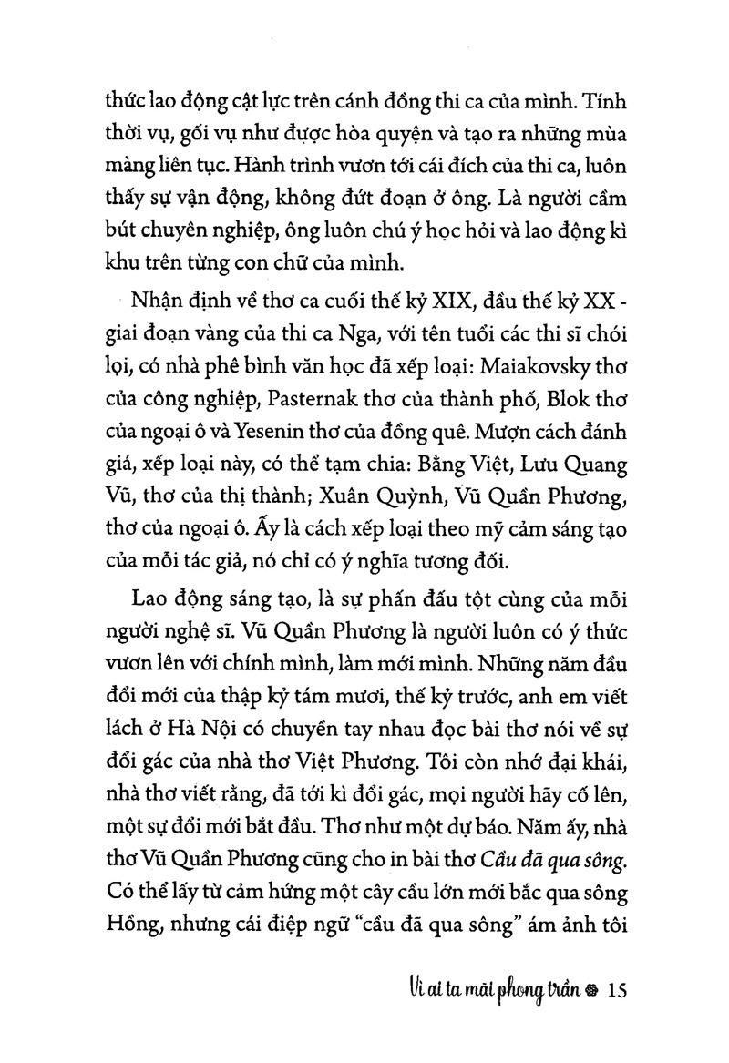 Vì Ai Ta Mãi Phong Trần