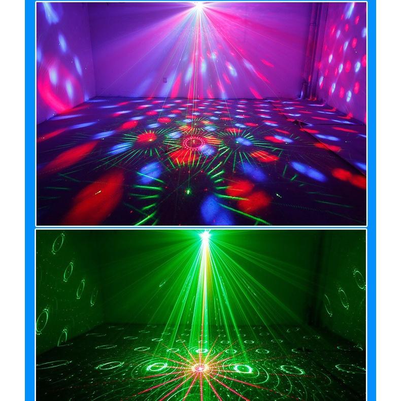 Đèn Laser disco chiếu tia 16 hiệu ứng