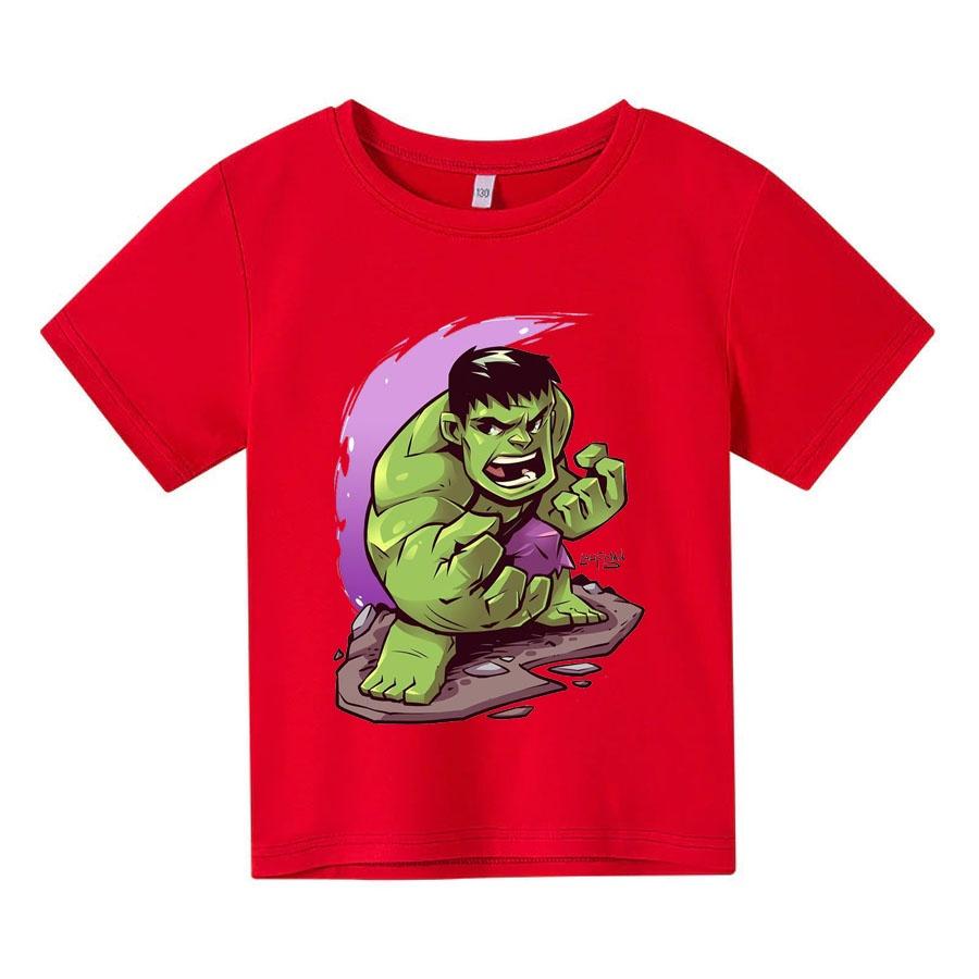 Áo thun trẻ em HULK CHIBI, 4 màu, có size người lớn, Anam Store