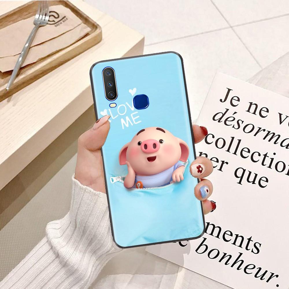 Ốp lưng dành cho ViVo U10 Viền dẻo TPU hình Heo Con Dễ Thương
