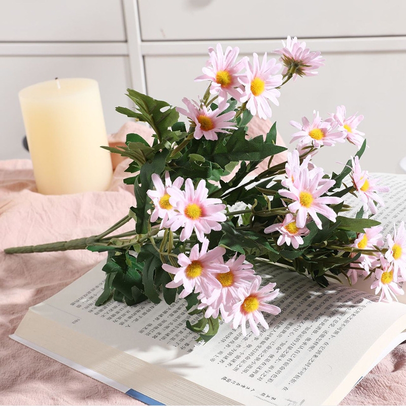 Bó hoa cúc Hà Lan - hoa lụa thủ công cao cấp, Hoa decor, trang trí nhà cửa, đạo cụ chụp ảnh