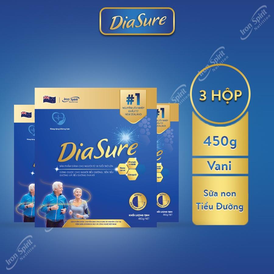 Sữa Diasure New Tiểu Đường (COMBO 3 HỘP 450G)