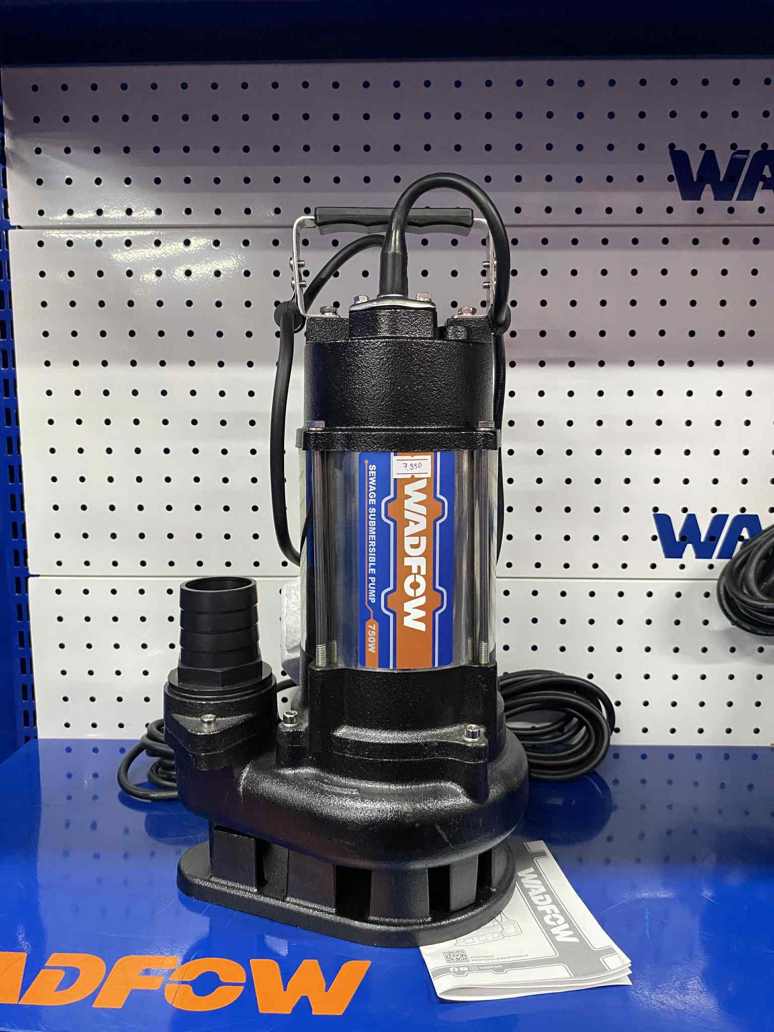 MÁY BƠM CHÌM NƯỚC THẢI 750W(1.0HP) WADFOW WWPWA03 - HÀNG CHÍNH HÃNG