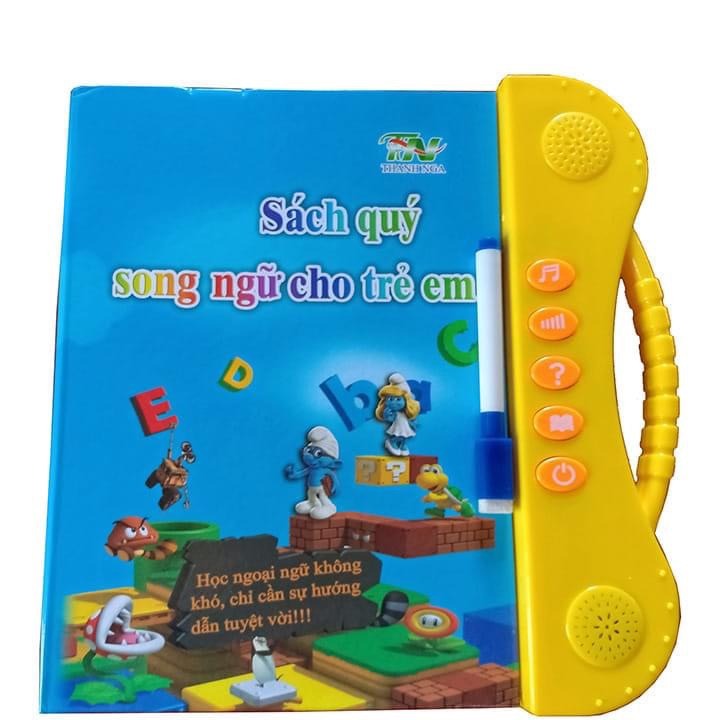 Sách Nói Điện Tử Song Ngữ Anh- Việt Giúp Trẻ Học Tốt Tiếng Anh- Bản nâng cấp 3+