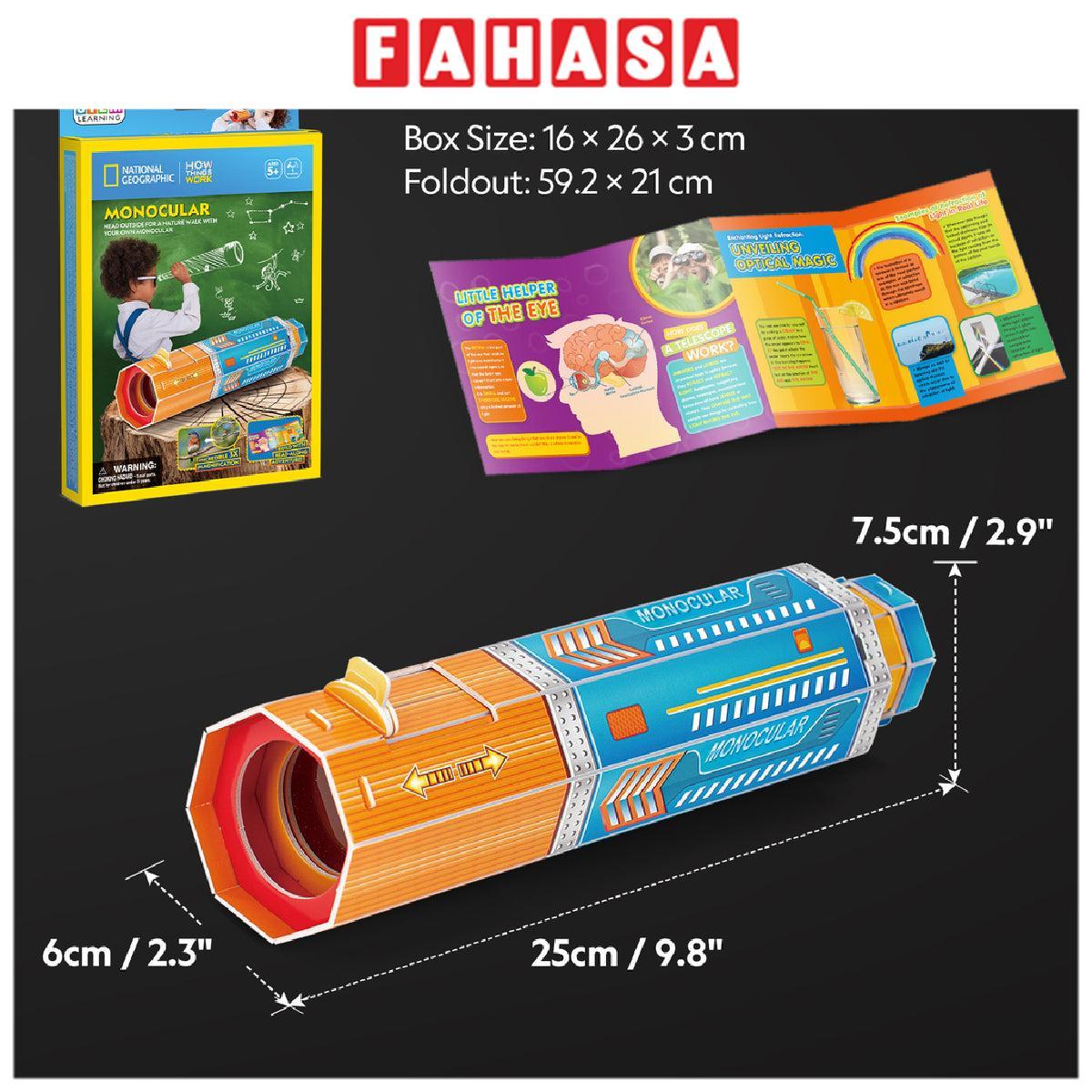Đồ Chơi Giáo Dục STEAM - Ống Nhòm Đơn Ống Nat Geo - National Geographic DS1122h