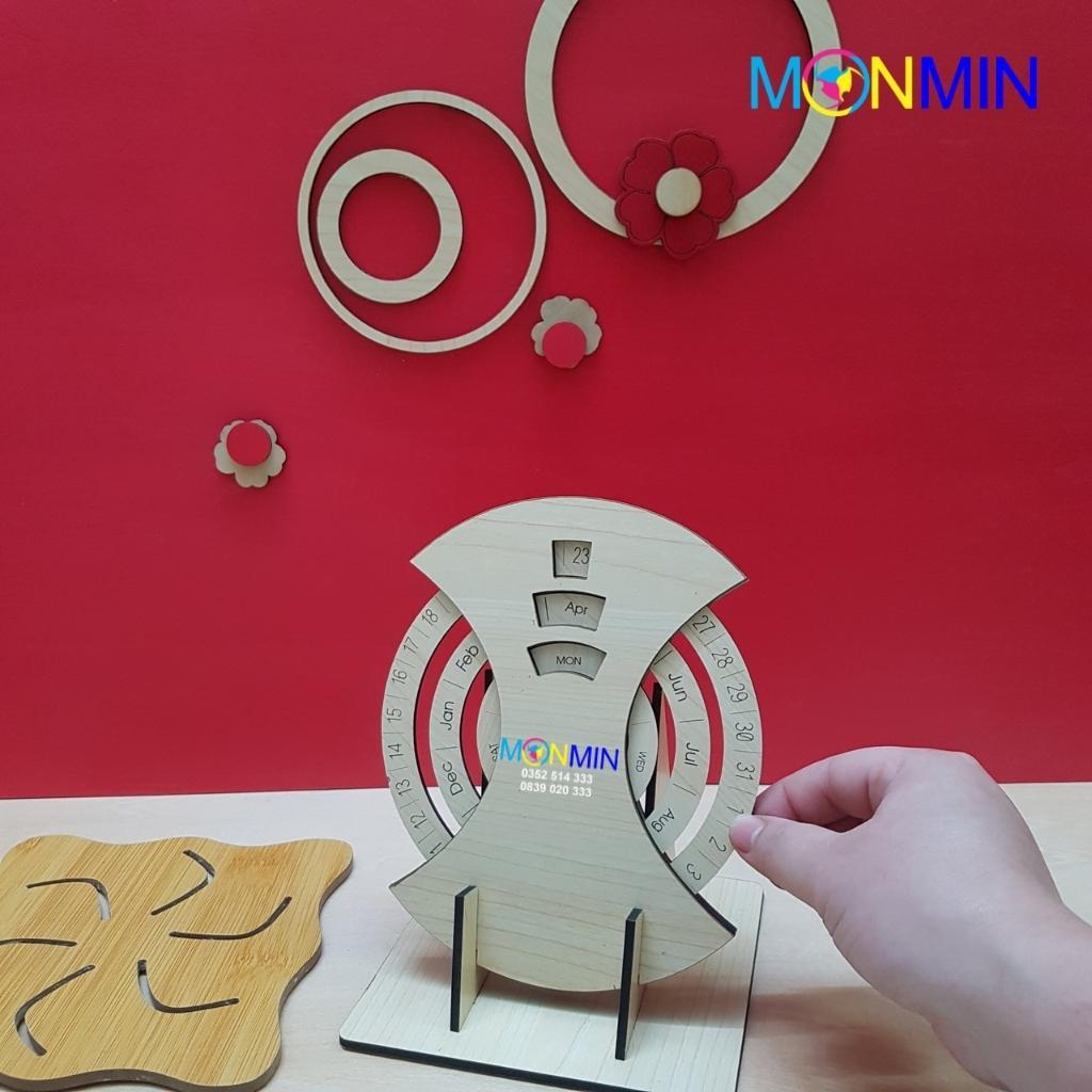 Lịch gỗ vạn niên để bàn tinh tế - Món quà ý nghĩa mang giá trị vượt thời gian