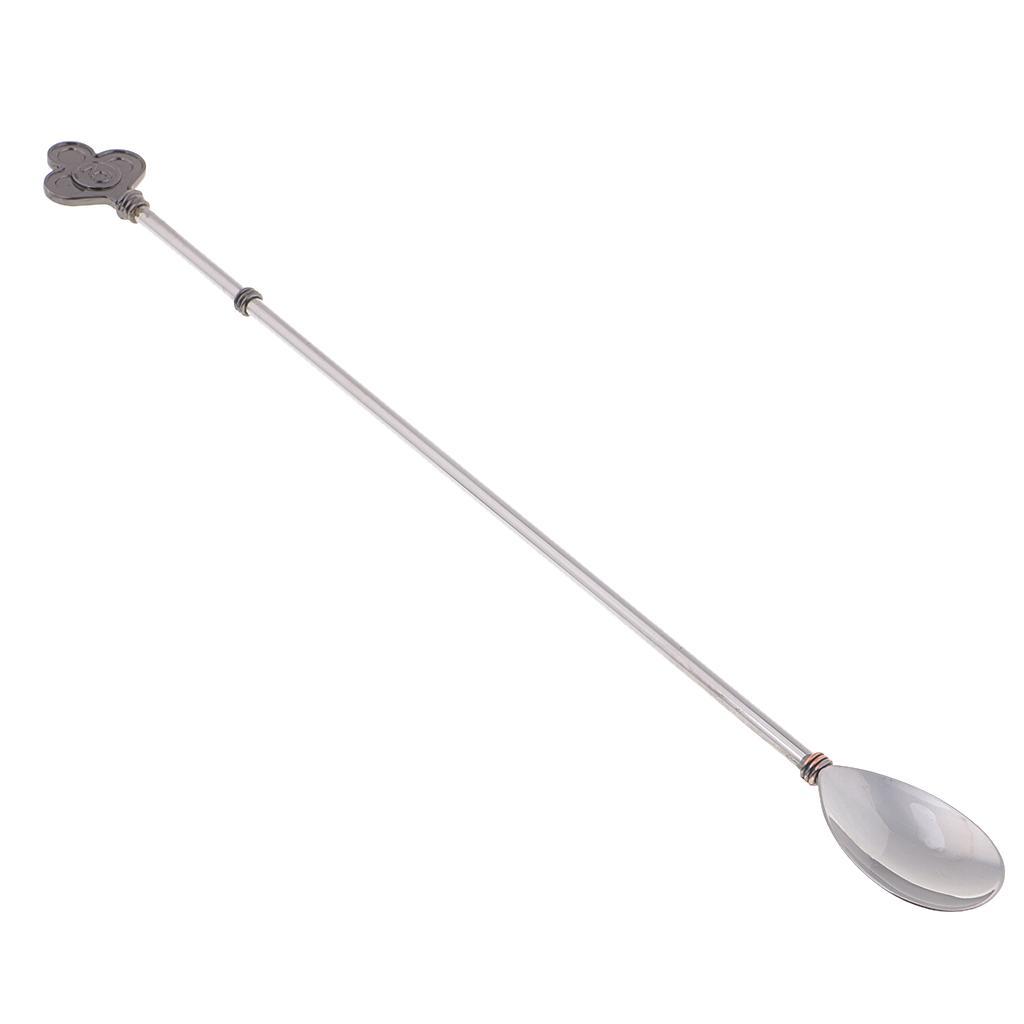 Cocktail Mixer Stainless Steel Wine Stirring Mixing Spoon Stir Spoon A