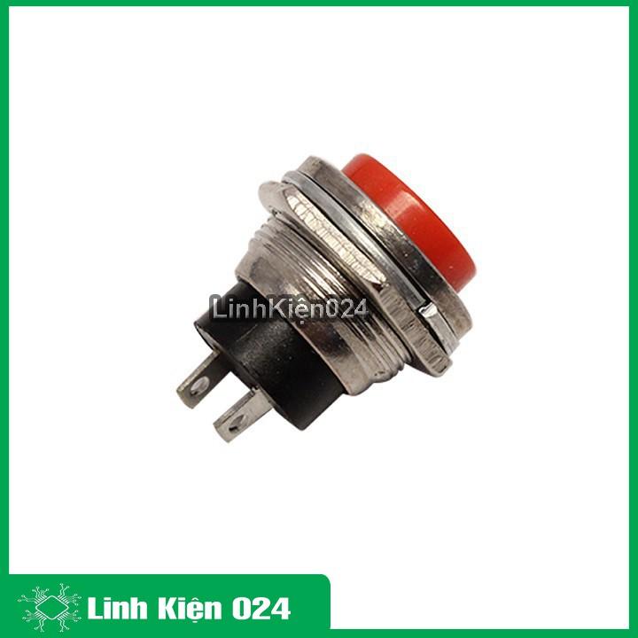 Bộ 3 nút nhấn đề sắt loại to 2 chân đường kính 15mm