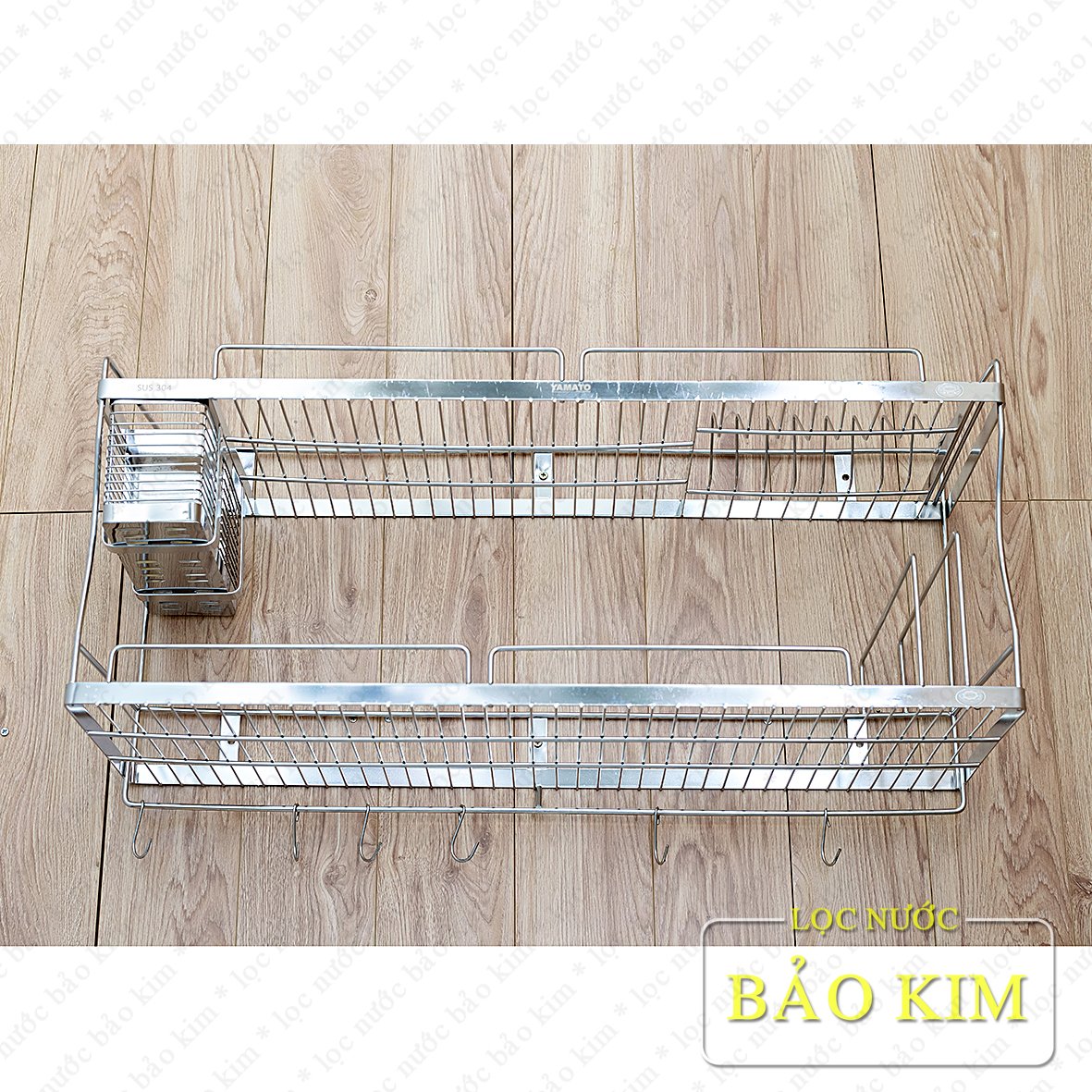 Kệ chén đa năng Inox 304 cao cấp dài 80cm  (D80 x W28 x H45)