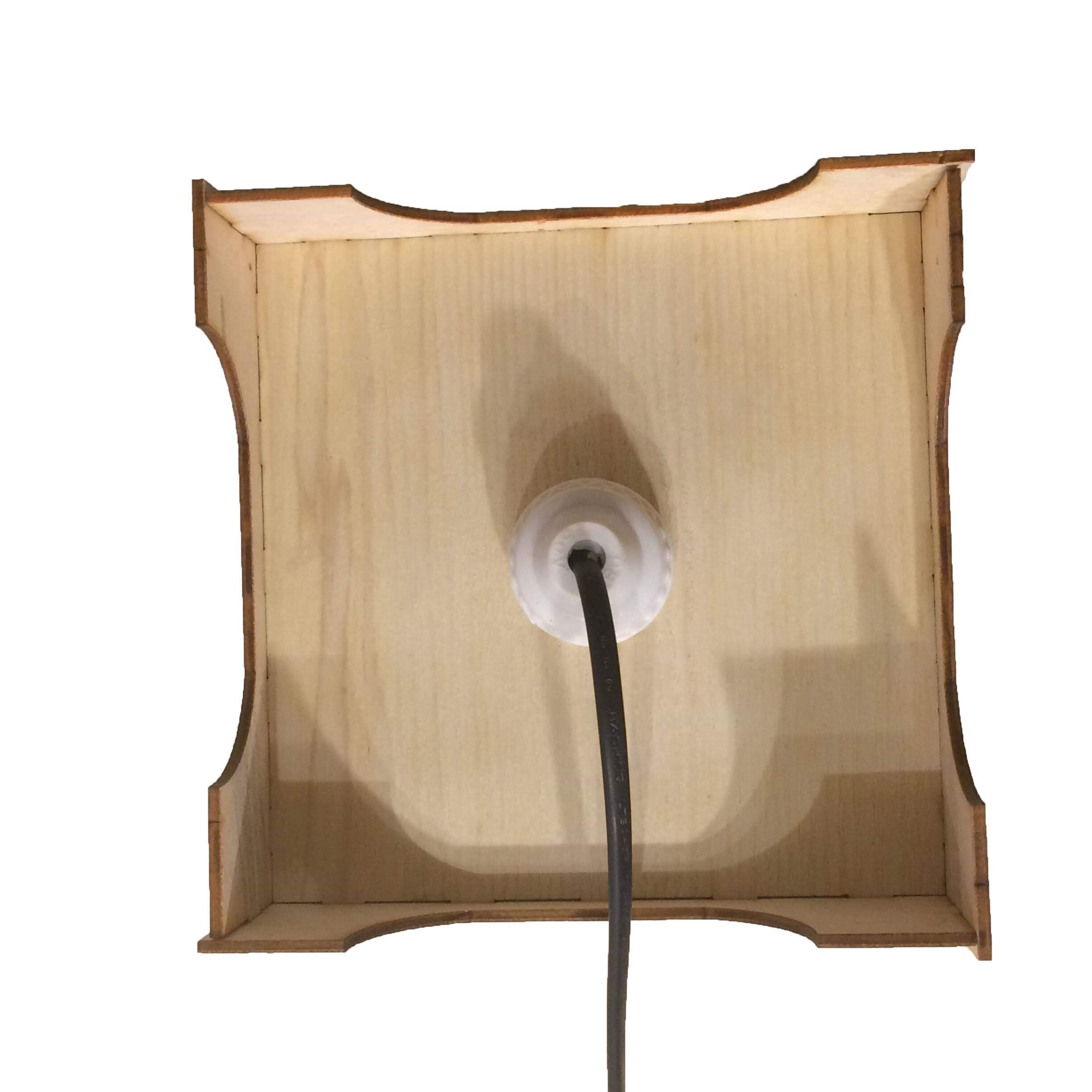 Hộp đèn gỗ hình sao - Đèn DIY hộp gỗ 001
