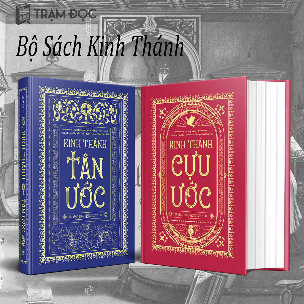 [Nhập 1212B15K giảm 15K đơn 199K] Bộ Sách Kinh Thánh : Tân Ước + Cựu Ước