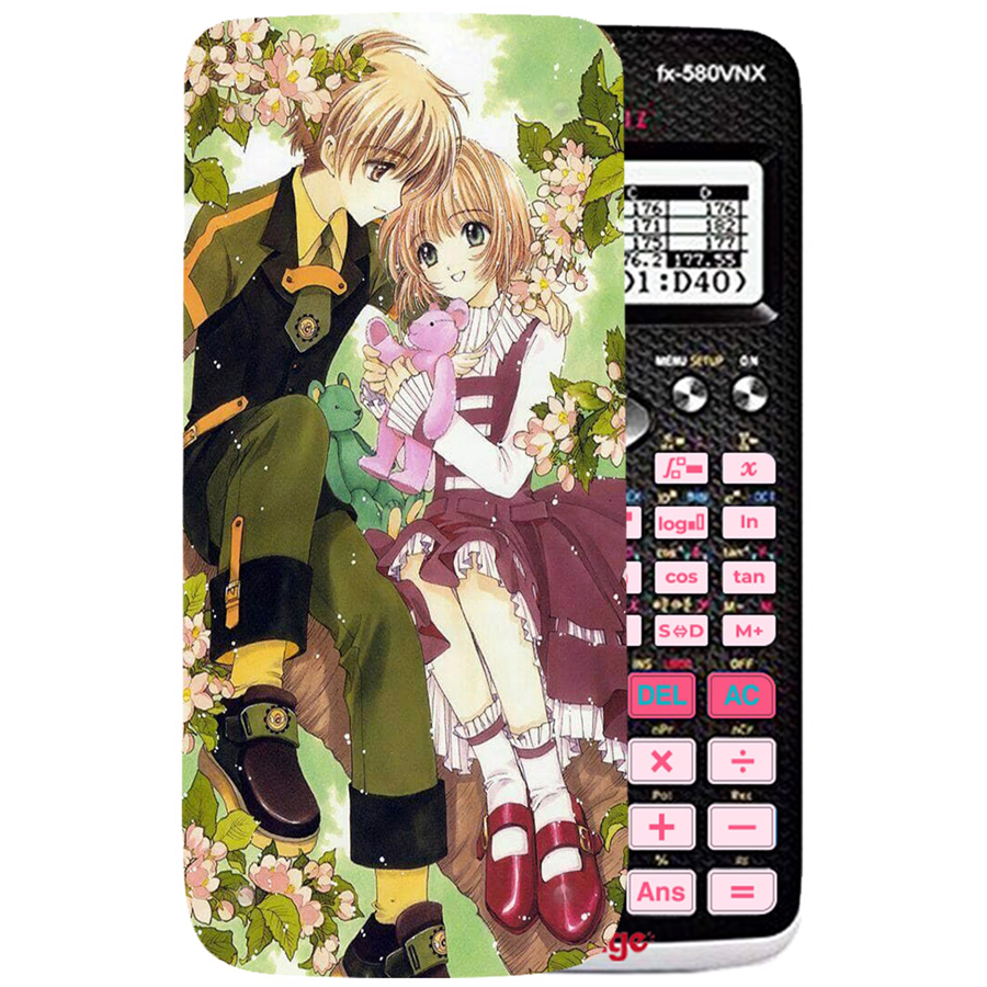 Ốp Máy Tính Casio - FX 580 VNX - Nhân Vật Anime 011